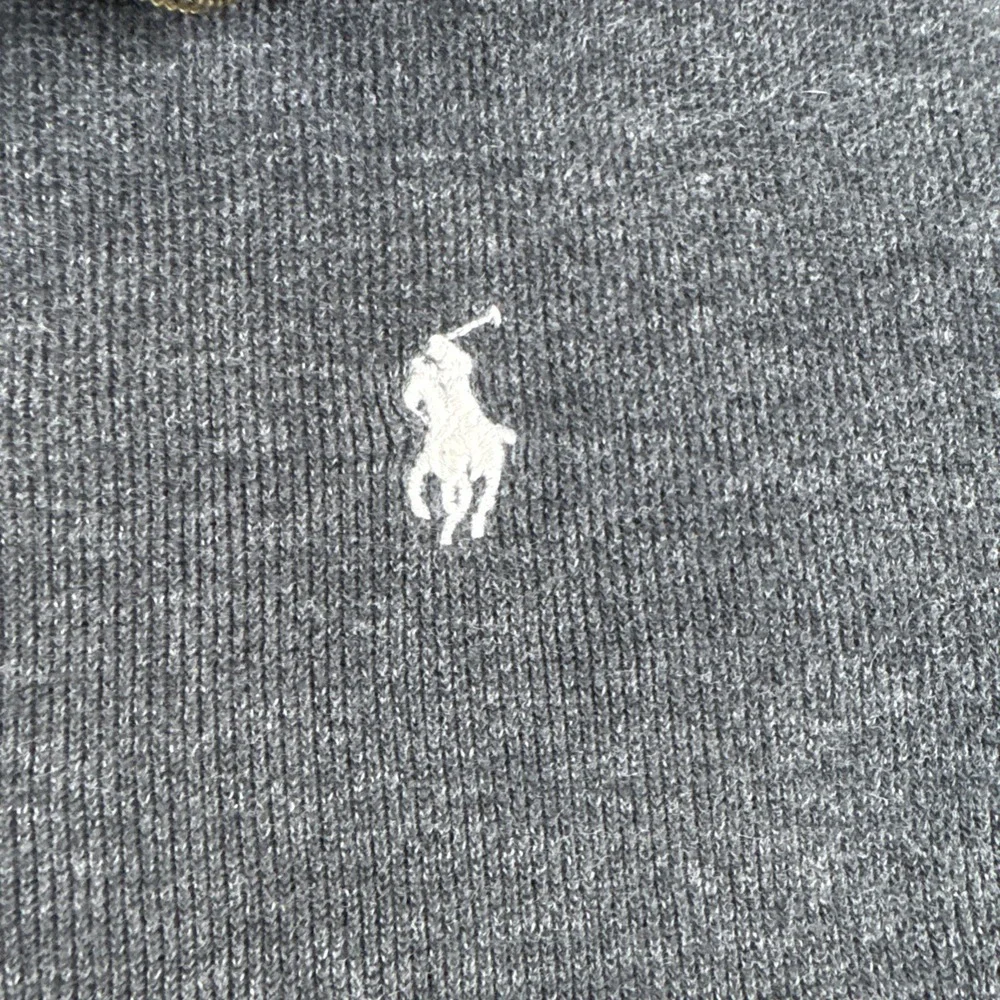 Polo Ralph Lauren Sweater Men XXL Black 1/4 Zip Pullover Pony Logo Minimalist